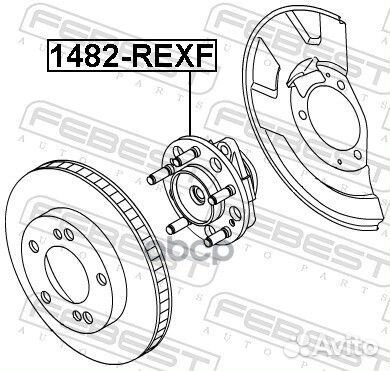 Ступица передняя 1482-rexf Febest