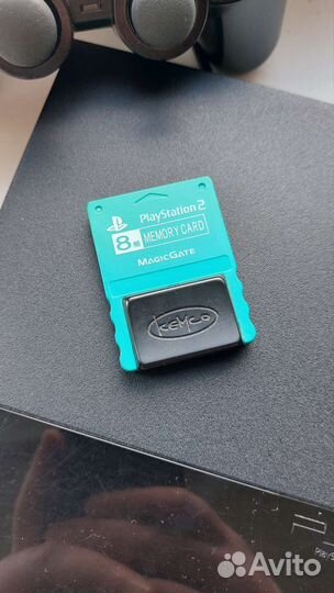 PlayStation 2 Slim (scph-90008) Черная (PS2) Б/У