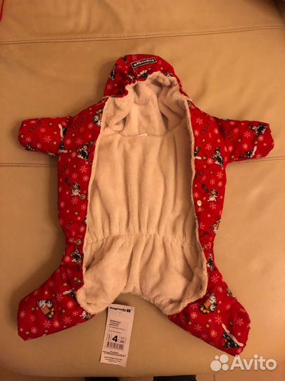Комбинезон dogmoda Снеговик (для девочки) р-р 4