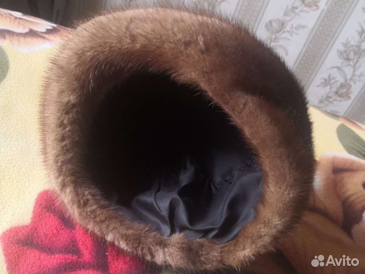 Шапка норковая женская бу