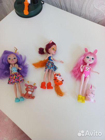 Куклы enchantimals Бри, Филисити, Данесса
