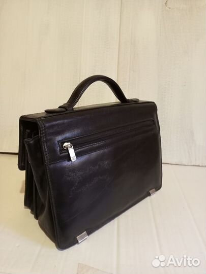 Кожаная барсетка