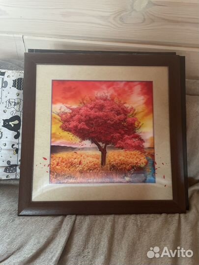 Картины интерьерные 3D в рамках