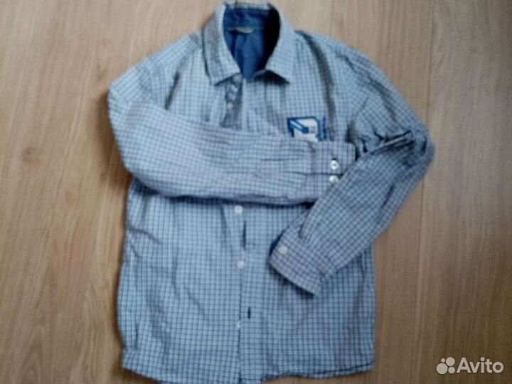 Рубашки на мальчика 140