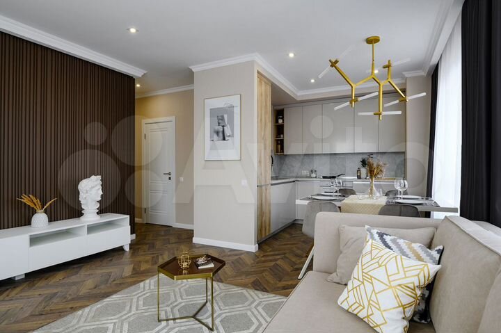 2-к. квартира, 68,9 м², 7/23 эт.