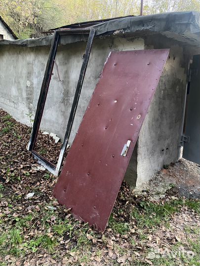 Дверь железная с коробкой