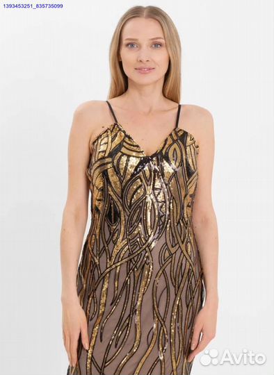 Новогоднее платье с пайетками (Арт.86443)