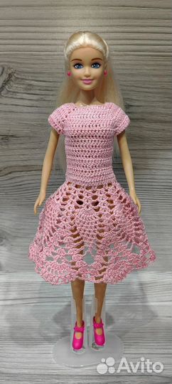 Вязаная одежда для барби