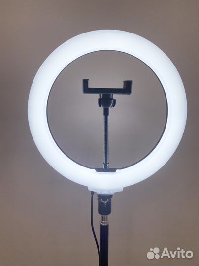 Кольцевая лампа 26см + Штатив в подарок + Доставка