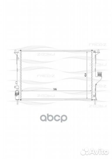 Радиатор KK0180 free-Z