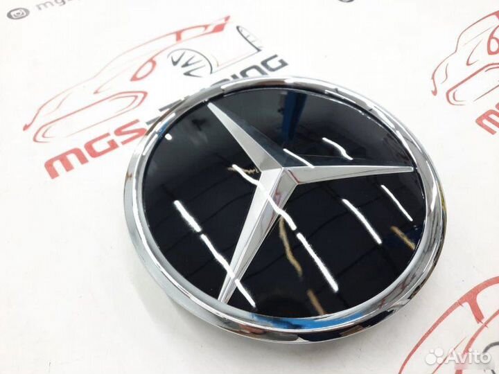 Звезда в решетку W204 Под дистроник Хром