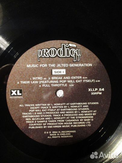 Пластинки винил the Prodigy