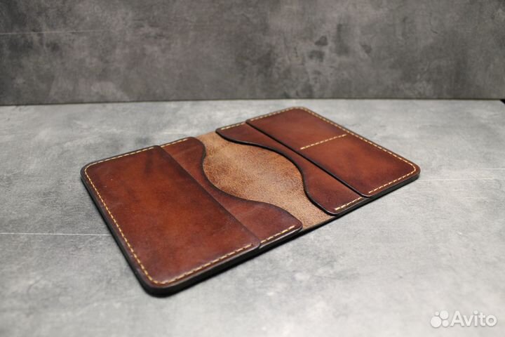 Обложка для документов из натуральной кожи