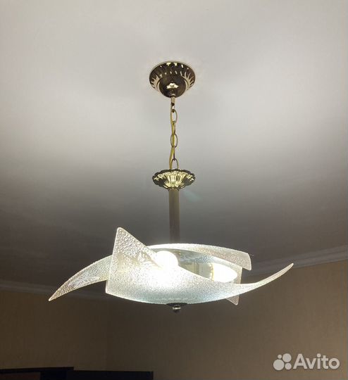 Люстра потолочная хрустальная
