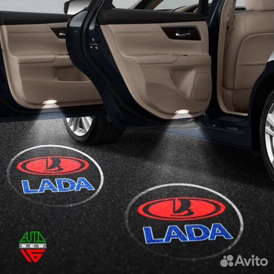 Лазерный логотип на автомобильные двери