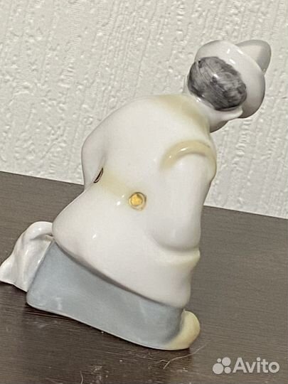 Клоун Карандаш с Кляксой фарфоровая статуэтка