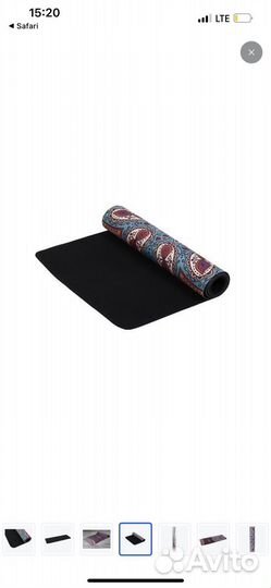 Коврик для йоги Larsen microfiber