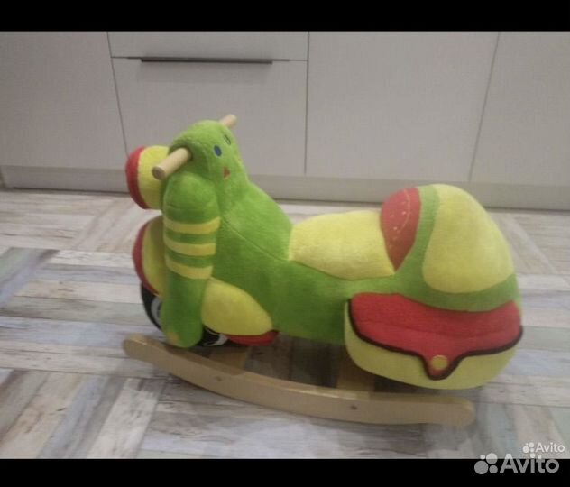 Качалка мотоцикл/мопед с музыкой