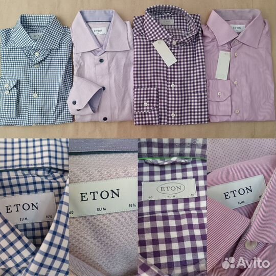 Рубашка Eton,ворот 40,новые
