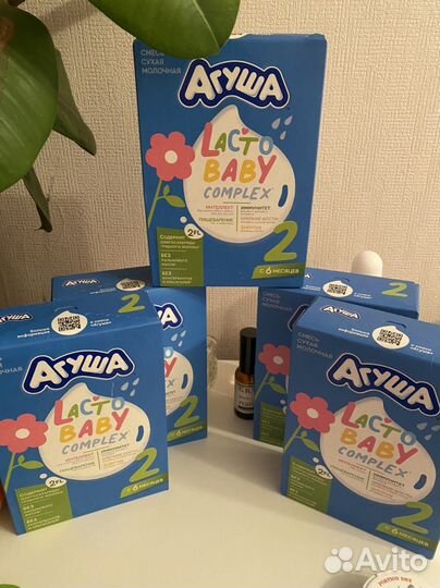 Сухая смесь агуша 2