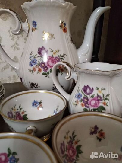 Кофейный сервиз гдр Райхенбах