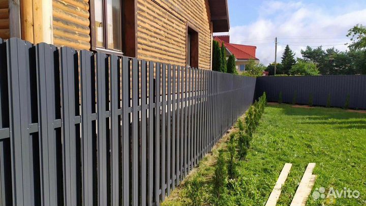 Забор из Штакетника Для Дачи