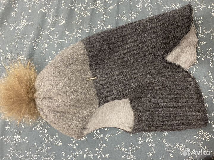 Шапка шлем детская зимняя до 5 лет