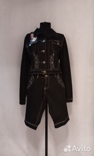 Костюм джинсовый новый Италия p.44-46 хлопок