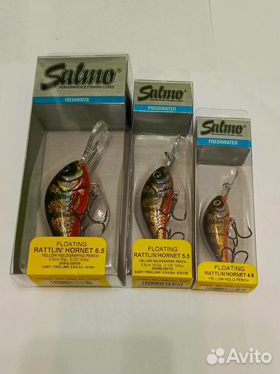 Воблер Salmo rattlin hornet цвет YHP