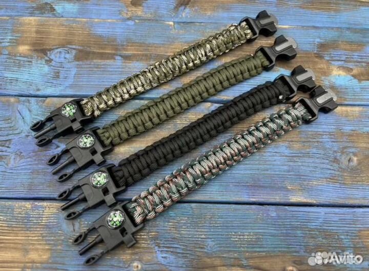 Браслет для выживания 5 в 1