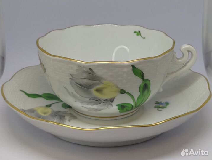 Антикварное чайное трио Herend