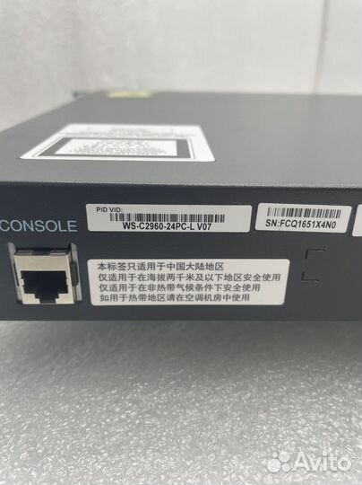 Коммутатор Cisco Catalyst WS-C2960-24PC-L