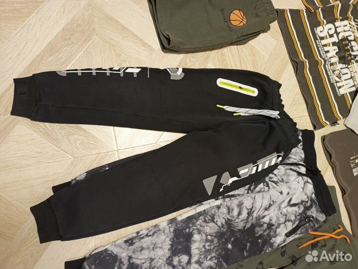 Спортивные штаны теплые, лонги. Вещи пакетом