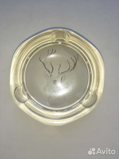 Пепельница СССР стекло