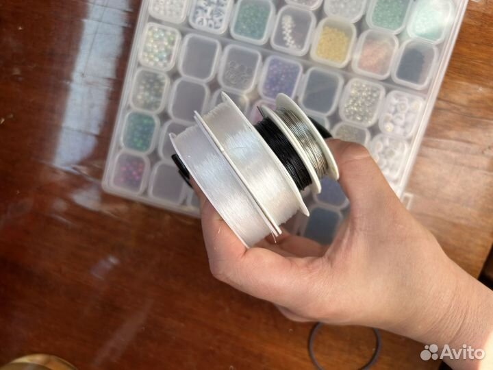 Набор бисера и лесок