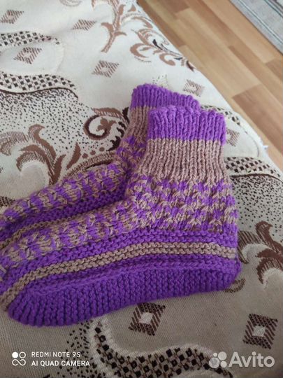 Носки вязанные