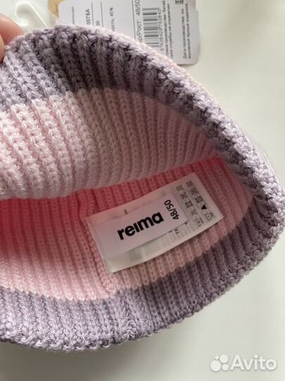 Шапка зимняя для девочки новая 48/50 reima