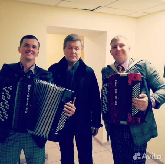 Музыканты на праздник свадьбу шоу баянисты