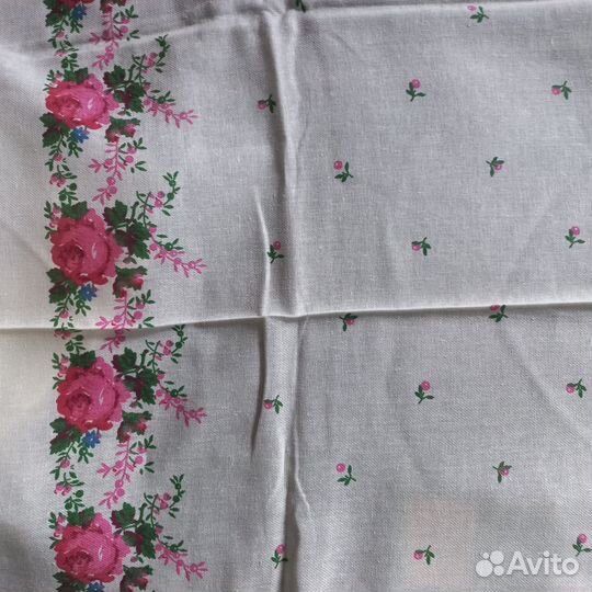 Павловопосадский платок, СССР, с розами