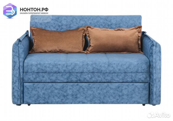 Диван выкатной Виола светло-синий