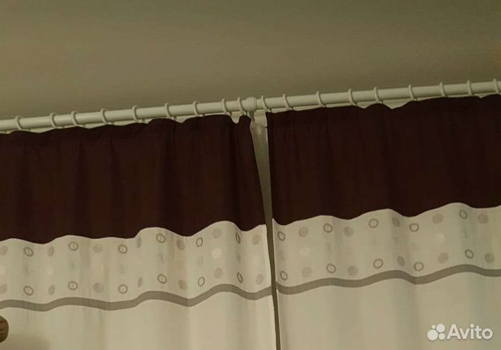 Штора с имитацией ламбрикена 130x230 см