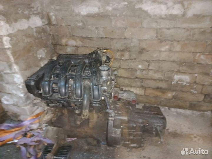 Продам мотор ваз с коробкой. 16 клапанный