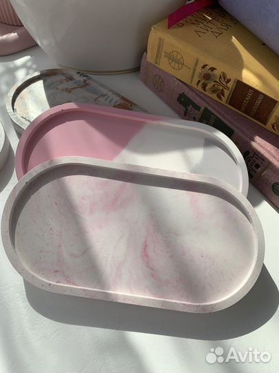 Поднос из гипса