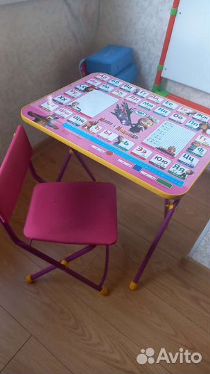 Детский столик и стульчик