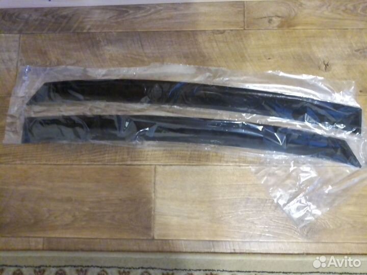 Дефлекторы на kia rio 3 для задних боковых окон