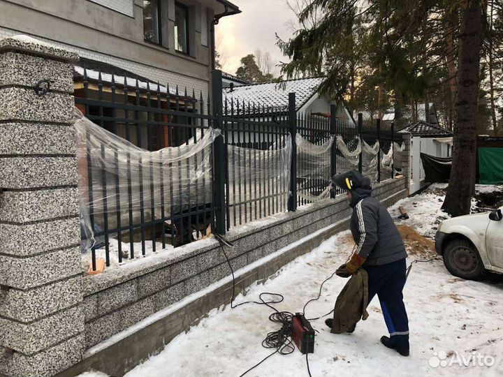 Ворота кованые распашные