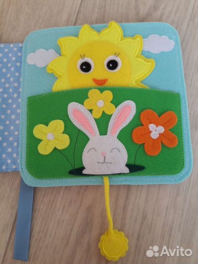 Фетровая развивающая книжка