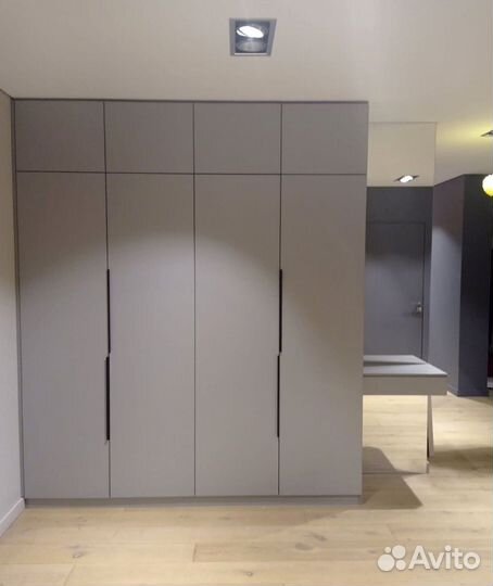 Гардеробные современные мдф фасады