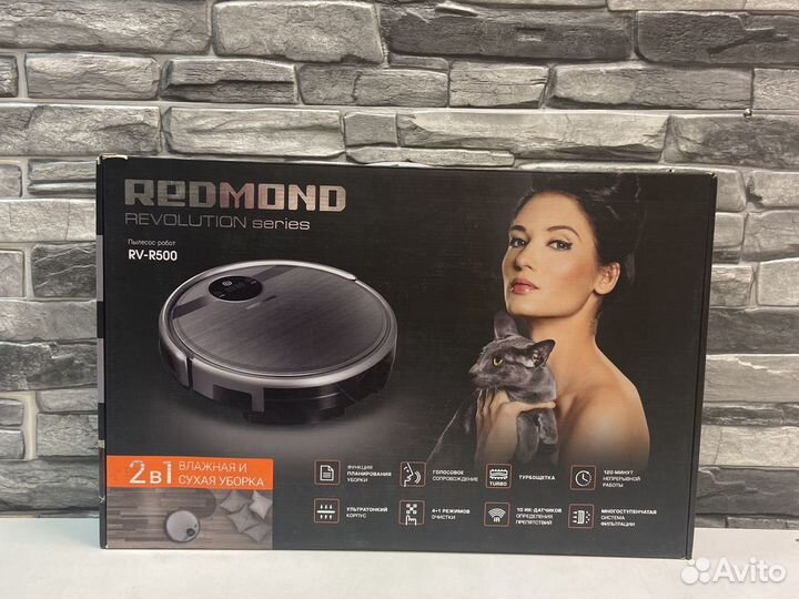 Новый робот пылесос Redmond rv r500