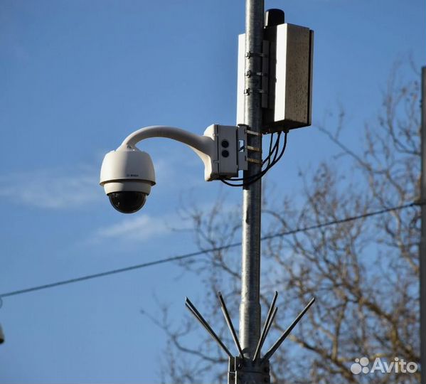 Монтаж и подключение купольной видеокамеры